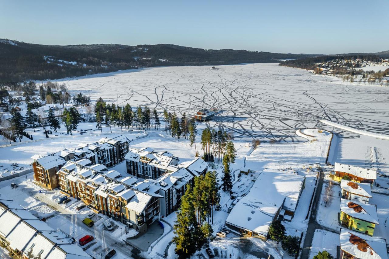 Residence Koubek - Apartmán A121 s infrasaunou Molo Lipno Lipno nad Vltavou Exterior foto